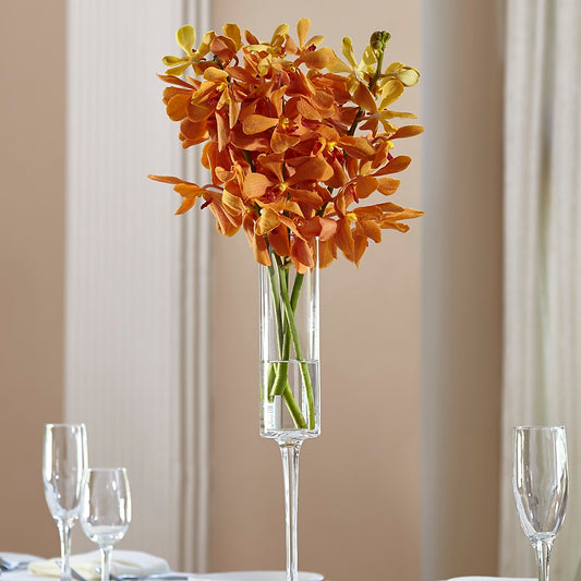 Orange Mokara Bouquet –  Peonia Flowers Llc, Lakewood NJ