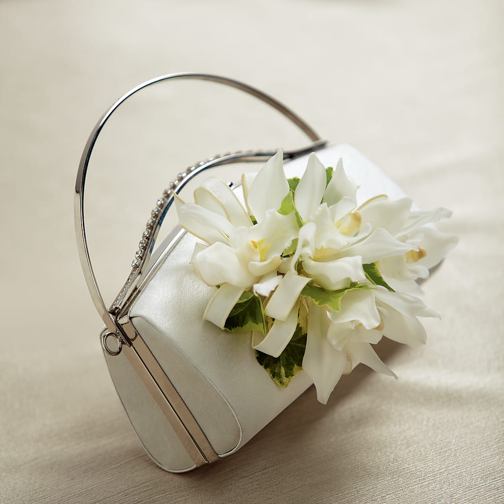 White Purse Decor –  Peonia Flowers Llc, Lakewood NJ