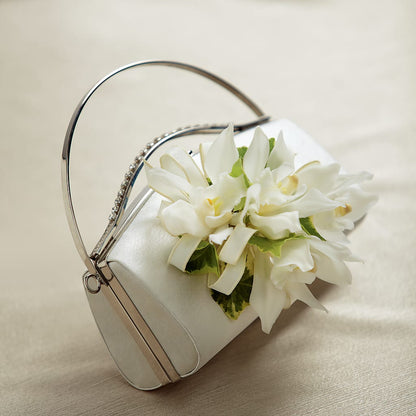 White Purse Decor –  Peonia Flowers Llc, Lakewood NJ