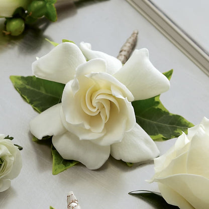Gardenia Boutonniere –  Peonia Flowers Llc, Lakewood NJ
