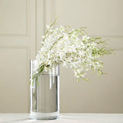 White Dendrobium Bouquet –  Peonia Flowers Llc, Lakewood NJ