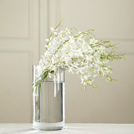 White Dendrobium Bouquet –  Peonia Flowers Llc, Lakewood NJ